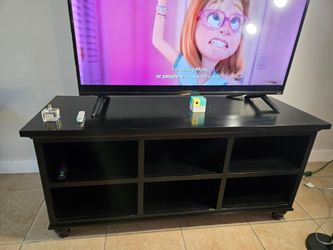 Black T.V.  Stand