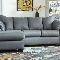 Darcy Steel Sofa Chaise

