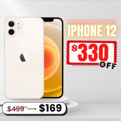 📱 iPhone 12 – Just $169! Save 65% + $1 Down Only 🔥