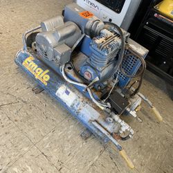 Emglo Dual Tank Compressor Electric belt Driven