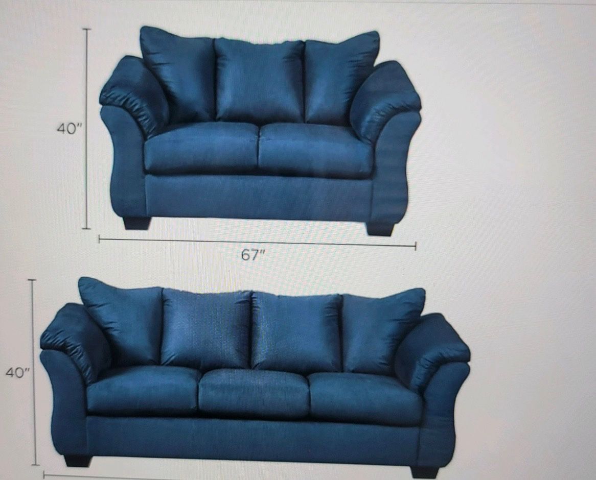 🛋️ Sofa & Loveseat Set for Sale (PICK UP ONLY)