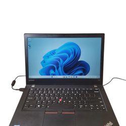Lenovo ThinkPad T470 14" Laptop i7-6500U 24GB Ram 256GB NVMe Windows 11 Grade A                    