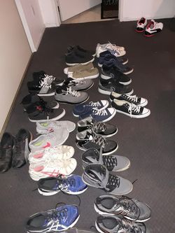 Shoes, nike, Jordan, puma, asics, guess, all star, used shoes
