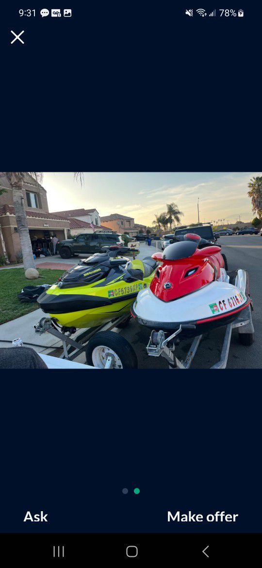2019 Rxt And 2007 Gtx 4stroke 