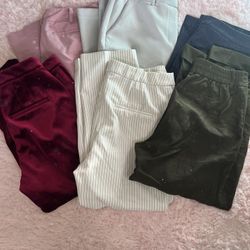 Women’s Work Pants Bundle – 7 Pairs – Size 12&14– Office / Business Casual