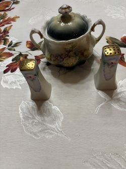 Vintage Collectibles Sugar Bowl And Lid