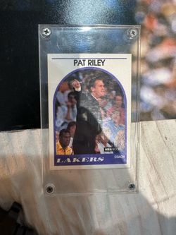 Pat Riley LA Lakers Autographed Card