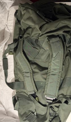 Large Olive Green Military Duffle Bag
