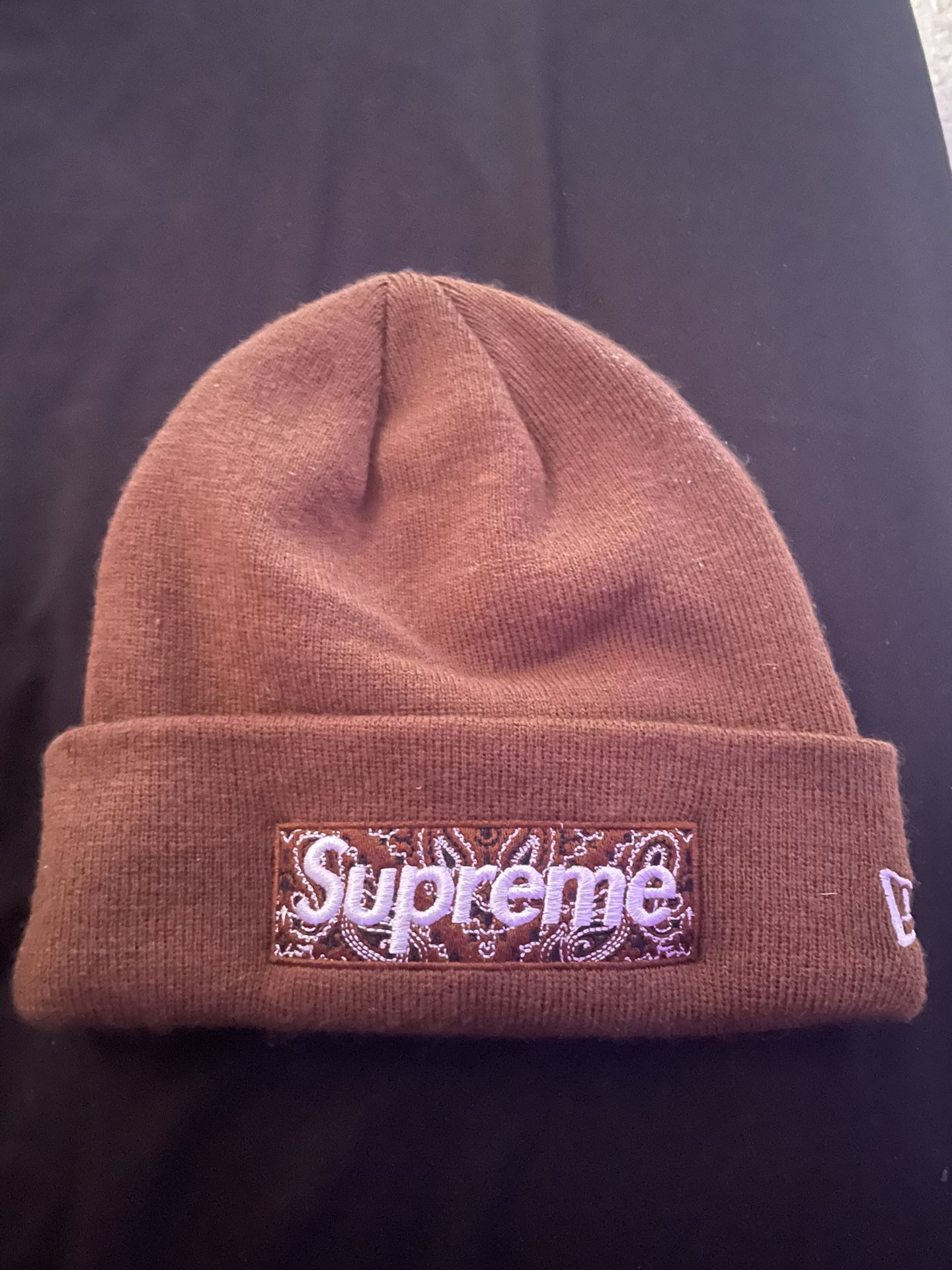 Supreme New Era Box Logo Beanie