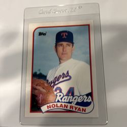 1989 TOPPS TRADED 106T NOLAN RYAN