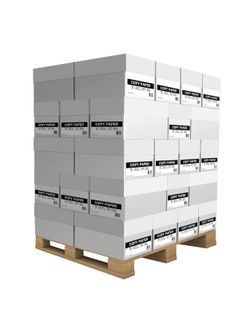 Economy copy print paper 40 boxes on pallet-free shipping