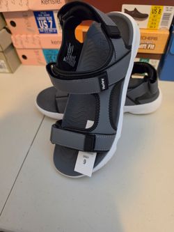 Hurley Gray Sport Sandals Size 9