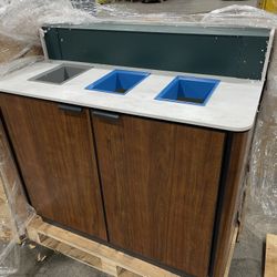 Coffee Shop Recycling Bin