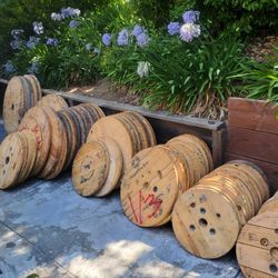 Great Looking Wooden Spool Tops