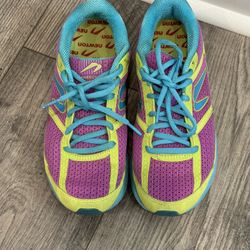 Women's Newton Energy NR Running Sneakers Shoes Size 7 Blue Purple Yellow 004413