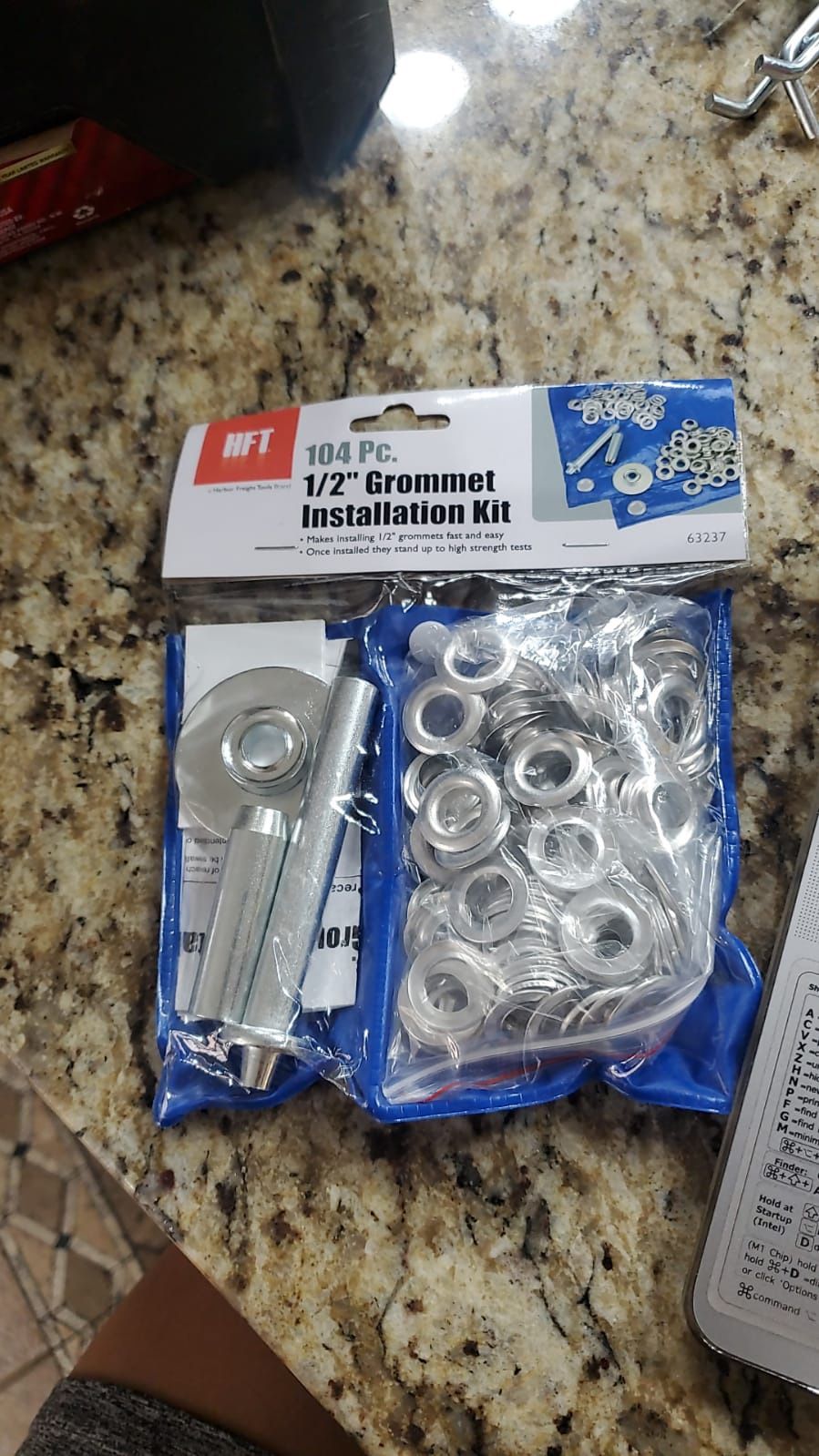 104 piece 1/2 grommet installation kits for Sale in Arlington, TX - OfferUp