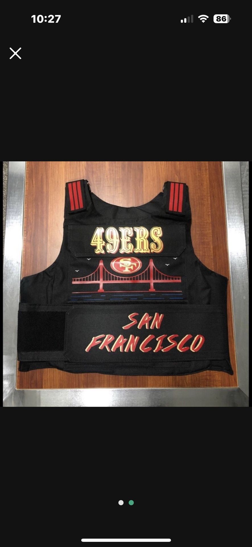 Bulletproof 49ers Vest