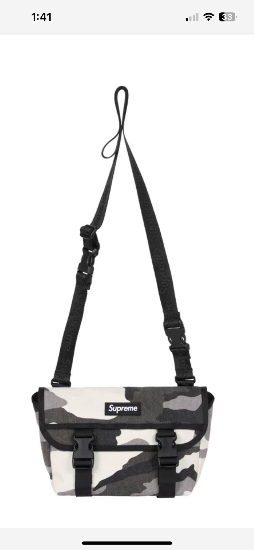 Supreme Camo Side Bag 