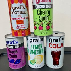 Vintage 1970’s Graf’s Brand Soda Pop Candy 