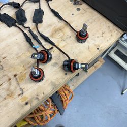 Set Of 4 H13 LED Bulbs