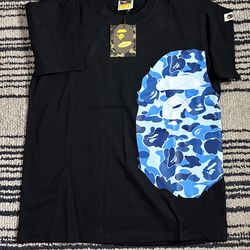 Bape tee shirt blue ape