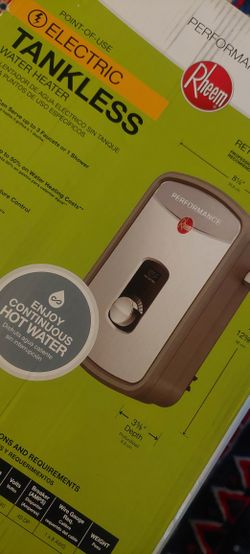 Water Heater. Rheem Electric.