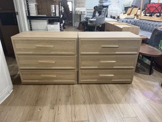 Night Stand Set 2 Oversized Extra Large Nightstands Set of 2 Tall Bedside Side Table with 3 Drawers Storage Modern End Tables Wide Night Stands for Be