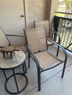 Patio chairs