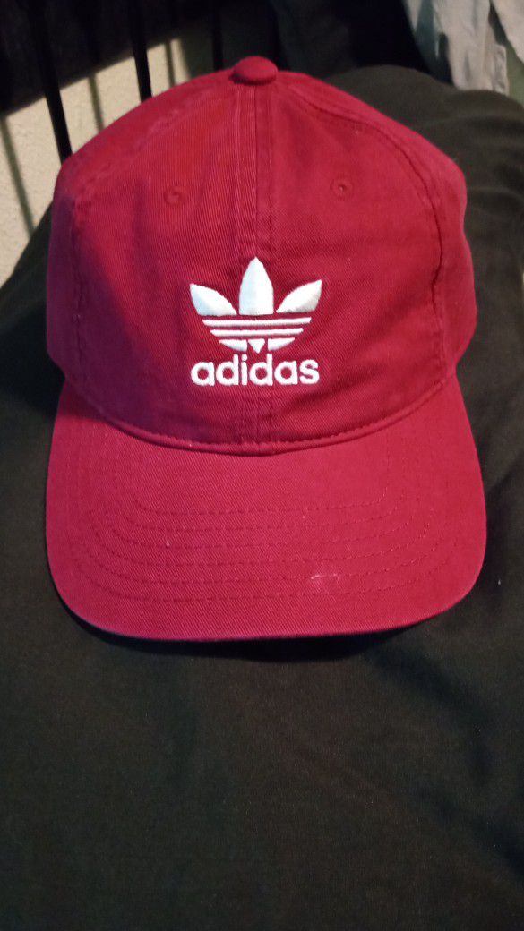 Womens Red/Pink Adidas Hat 1/2 Price 