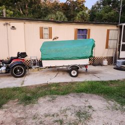 Motor Cycle  Camper,