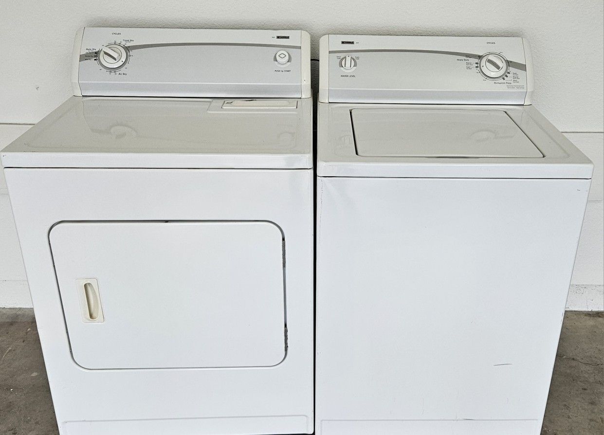 Electric Washer And Dryer Set