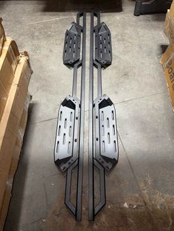 15-26 Ford F150 Super Cab  17-26 Ford F250/F350/F450/F550 Running Boards Armor Drop Steps