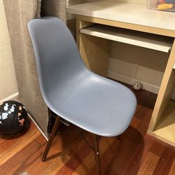 Plastic Chair With Wood Legs