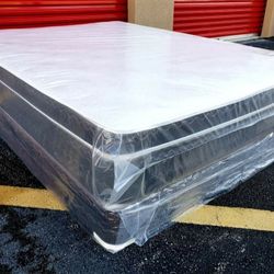 NEW QUEEN PILLOW TOP MATTRESS AND BOX SPRING 😊 Starting at $219👌