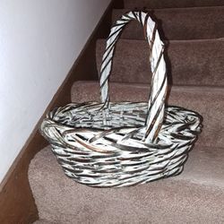 Wicker Basket With Handle!