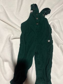 Green Corduroy Overalls size 18 months