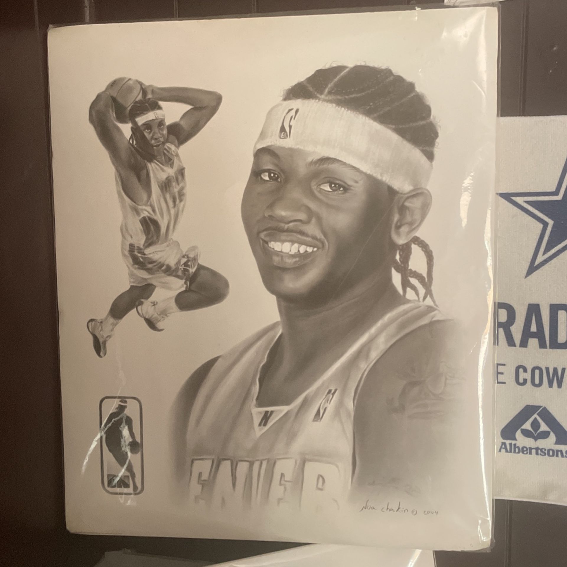 Carmelo Anthony Drawing