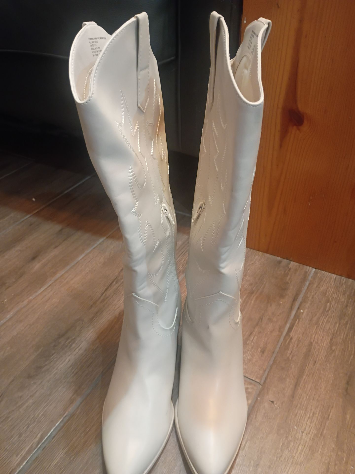 Madden NYC Women's Embroidered Tall Western Boots,
