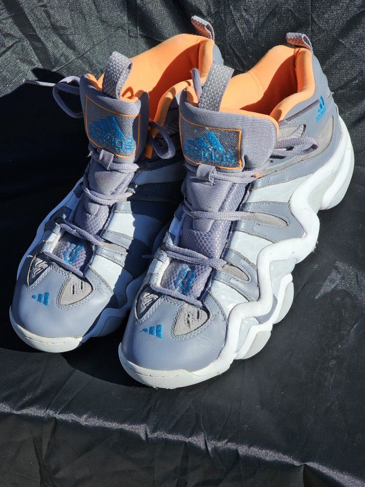 Adidas Top Ten Kobe Crazy 8 Grey/Orange/Blue/White Men’s Size 11