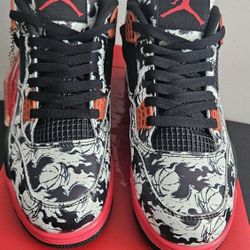 Nike Air Jordan 4 Retro Tattoo Jordan 4 Tattoo  BQ0897-006 Mens Size 9