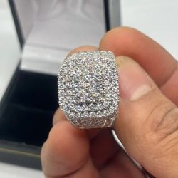 Men’s Jumbo 14k Gold Diamond Ring 