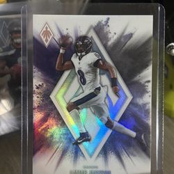 2025 Panini Phoenix Football Lamar Jackson Baltimore Ravens #16 Parallel