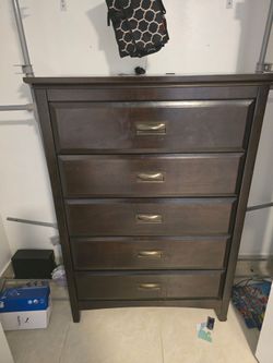 Solid wood dresser and night stand