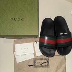 Kids Gucci Slides Size 31 Euro -13 1/2 US