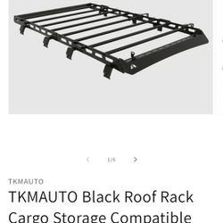 TKMAUTO Black Roof Rack Cargo Storage 2018-2024  4 Door Jeep 350 FIRM New No Less  See Pictures For Specs Details 