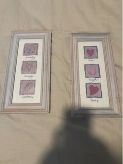 Coastal Framed Wall Art Set – 2 Matching Pieces