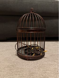 Metal Bird Cage - House Decor