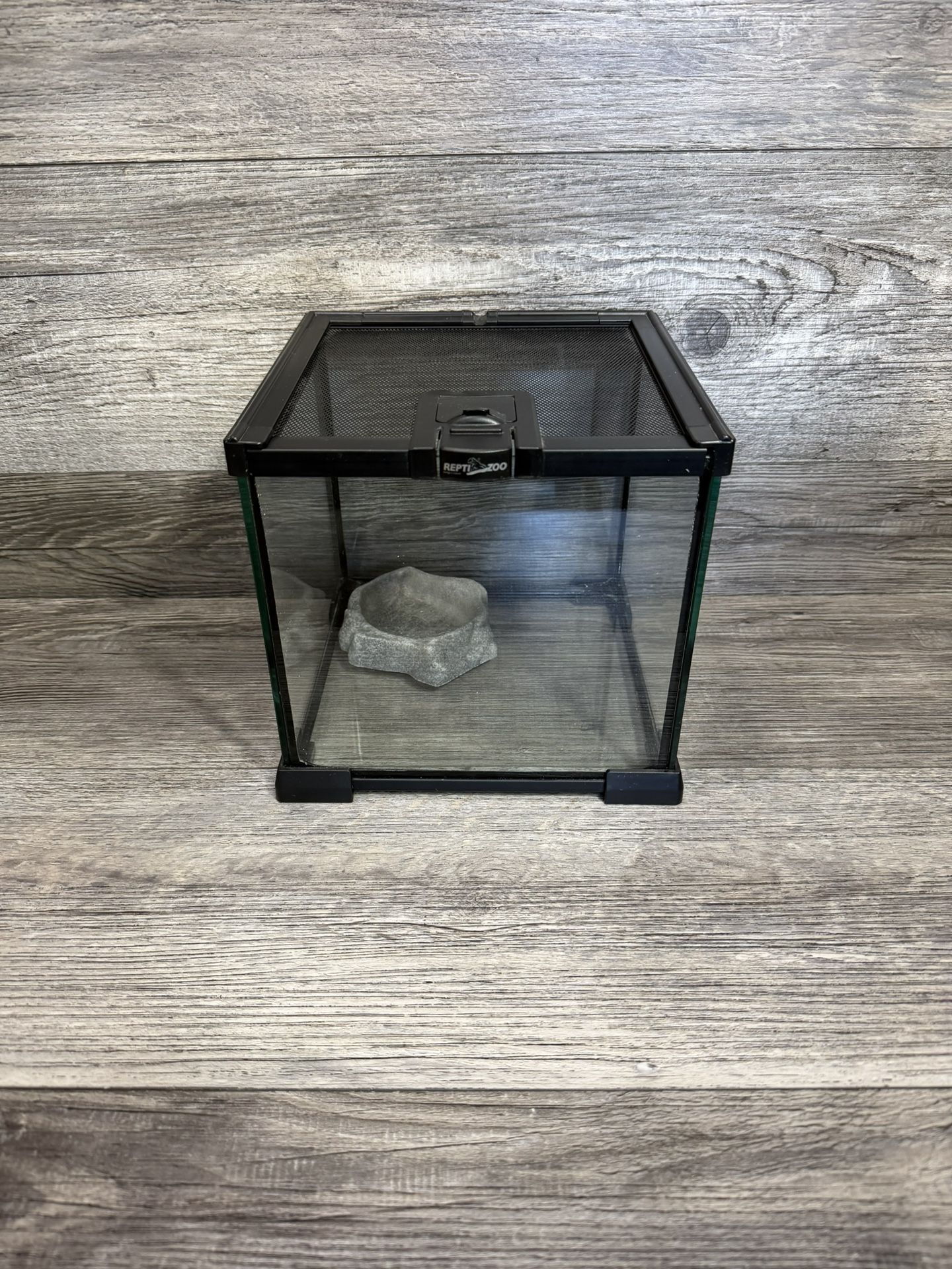 5 Gallon ReptiZoo Mini Reptile Glass Terrarium 8x8x8
