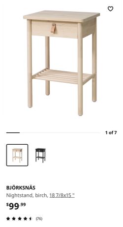Bjorksnas nightstand 2024