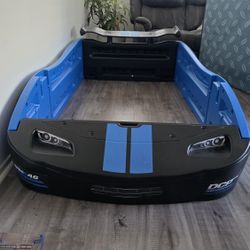 Twin Size Sports Car Bed and mattress